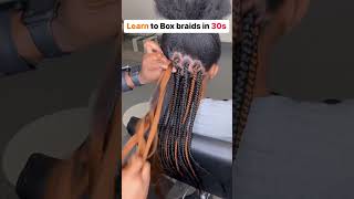 Learn To Box Braids  Beginners [upl. by Rossi]