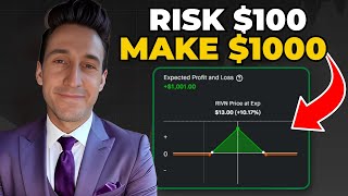 Turn 100 into 1000 With CHEAP Option Strategy [upl. by Nwahsaj]