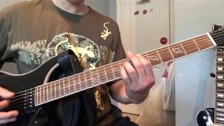 WWE Bobby Roode Theme Song  Glorious Domination Guitar Cover [upl. by Oemac]