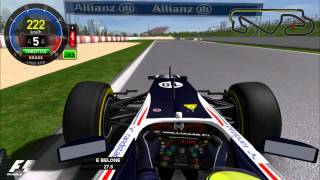 rFactor Formula 1 2012 GP Spain Onboard Barcelona Lap Driver virtual Eder Belone [upl. by Nawaj]