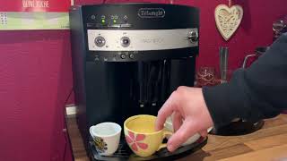 How to Select the quantity of coffee in the cup of your Delonghi coffee machine ESAM Magnifica DIY [upl. by Pilihp680]