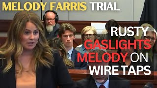 Melody Farris Trial Pt 371  Detective Hayes amp Wiretaps [upl. by Alyworth675]