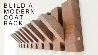 How to build a Modern Coat Rack [upl. by Mick245]