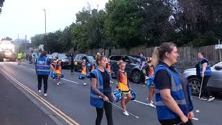 Lyme Regis Carnival 2024  Karizma Majorettes [upl. by Ellebasi]