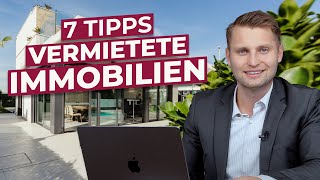 7 Tipps für vermietete Immobilien  Wie du Steuern sparen kannst [upl. by Remas282]