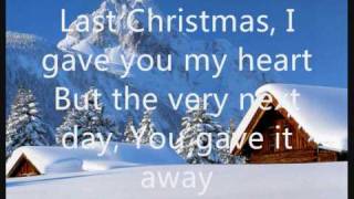 Wham  Last Christmas lyrics on screen [upl. by Meeka507]