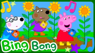 Peppa Pig  Bing Bong Garden Song Official Music Video [upl. by Jasen675]