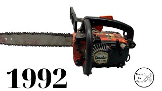 Tanaka Chainsaw 1992 full restoration Model ECS3301B made in Japan [upl. by Towrey]