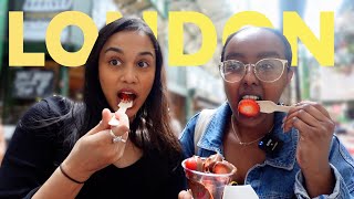 i tried londons popular food spots with moon [upl. by Latrell]