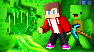 JJ and Mikey Escape From SLIME PRISON in Minecraft   Maizen [upl. by Stasny966]