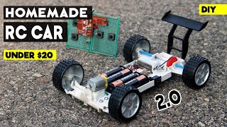 Build a DIY RC Car with Steering Under 20 [upl. by Yvor]