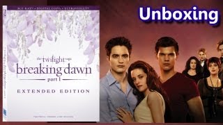 The Twilight Saga Breaking Dawn Part 1 Extended Edition Bluray Unboxing  2011 [upl. by Pero]