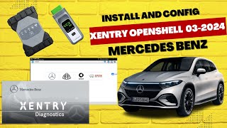 Install and Config Xentry Openshell 03 2024 with Device VCI C6 VCXSE SD Connect C4 [upl. by Aihsekal]