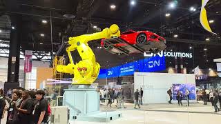 IMTS 2024 Fanuc robot w corvette [upl. by Eillen]