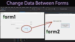 BEST Way to SEND DATA between Multiple Forms  C Windows Form [upl. by Owens]