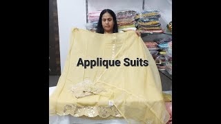 Organza Muslin partywear suits  ND Fashions Collections  Order No  7589789848  V  303 [upl. by Esinyt]