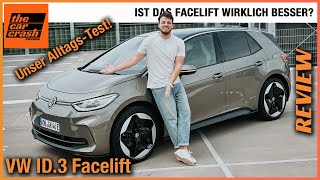 VW ID3 im Fahrbericht 2023 Unser Alltags Test mit dem Elektro Facelift Review  Preis  Preis [upl. by Misab164]