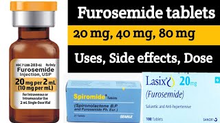 Furosemide  20 mg 40 mg 60 mg  What is Furosemide Used For Dosage Side Effects amp Precautions [upl. by Ertha]