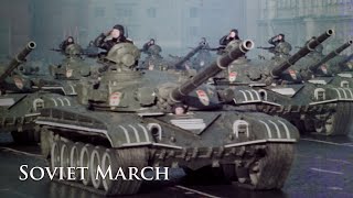 Eng CC Soviet March  1980s Soviet Army Red Alert 3 [upl. by Akinar]