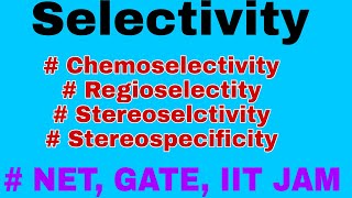 Chemoselectivity Regioselectivity stereoselectivity [upl. by Idoj996]