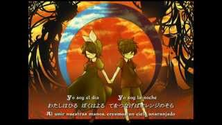 【mothy feat Kagamine Rin · Kagamine Len】 TwiRight Prank 【Sub Español  Romaji】 [upl. by Loise]