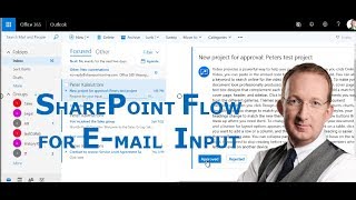 SharePoint Flow for Email Input on New Items [upl. by Vowel]