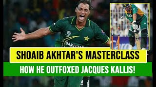 Shoaib Akhtar’s Perfect Setup Dismissing Jacques Kallis in Style  Cricket  Highlights [upl. by Tanny]