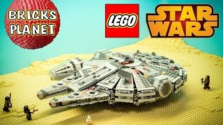 Review LEGO Star Wars TFA 75105  Millennium Falcon  Unboxing Speedbuild deutsch [upl. by Eliason731]