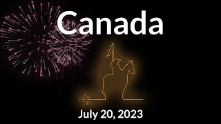 Show 4 Canada Montreal Fireworks Festival 2023 July 27 2023 [upl. by Radcliffe]