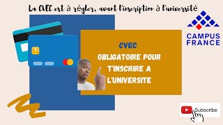 La CVEC est à régler avant linscription à luniversité [upl. by Aelanej510]