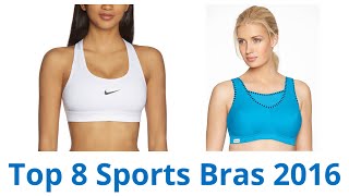 8 Best Sports Bras 2016 [upl. by Oecile]