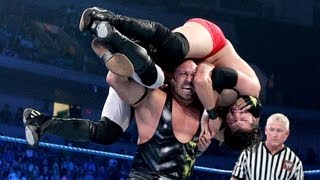 Ryback battles two athletes at the same time 2on1 SmackDown  May 25 2012 [upl. by Robena]