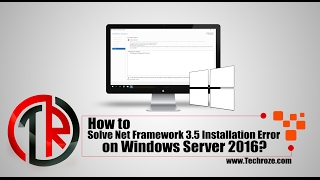 How to Solve Net Framework Installation Error in Windows Server 2016 PowerShell [upl. by Ahsiekat204]