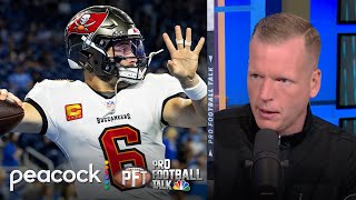 Baker Mayfield’s impact shows in Buccaneers’ win over Lions  Pro Football Talk  NFL on NBC [upl. by Shien]