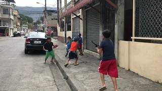 FORTNITE EN LA VIDA REAL en Mi BARRIO [upl. by Lebna]