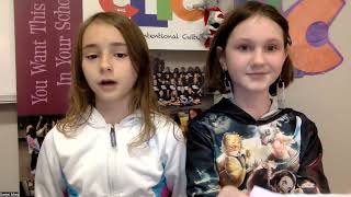 Nevaeh and Helena Deliver your Monday News [upl. by Rhianna]