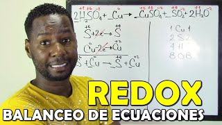 BALANCEO DE ECUACIONES MÉTODO REDOX [upl. by Brindell]