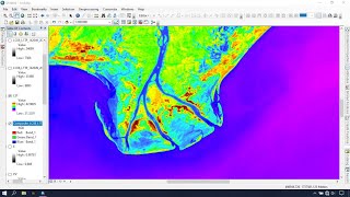 Estimating the Land Surface Temperature LST using Landsat 8 in ArcGIS [upl. by Einnahpets]