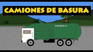 Vids4Ninos  Aprende a contar los camiones de basura [upl. by Ayr]