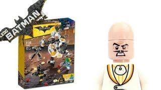 Review Egghead LEGO Minifigure The LEGO Batman Movie 2018 Egghead Mech Food Fight set 70920 [upl. by Ennairak]