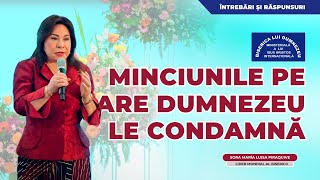 Întrebări și răspunsuri Minciunile pe care Dumnezeu le condamnă Sora María Luisa Piraquive [upl. by Lamaaj]