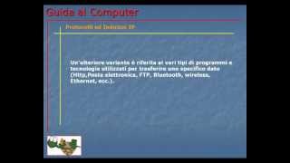 Guida al Computer  Lezione 90  Protocolli ed indirizzi IP [upl. by Archibaldo]