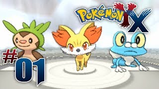 Lets Play Pokemon X  Part 1  A new horizon [upl. by Noyk]