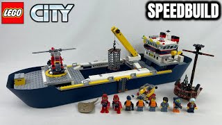 LEGO City 2020 quotOcean Exploration Shipquot 60266 Speed Build amp Review [upl. by Dorita]