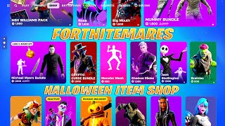 All Halloween Skins Cosmetics ITEM SHOP amp Fortnitemares 2024 LEAKS [upl. by Adnah946]