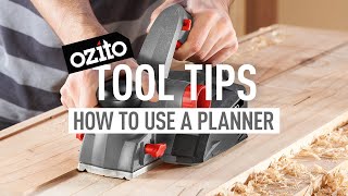 HOW TO USE A PLANER FOR BEGINNERS  Ozito Tool Tips [upl. by Rudolfo12]