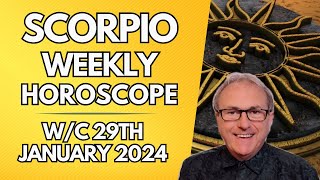 Scorpio Horoscope Weekly Astrology from 29th January 2024 [upl. by Teahan]