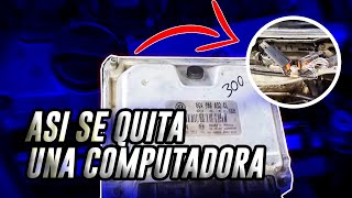 Como quitar la computadora  How to replace the ECU 18T 20V [upl. by Eralc]