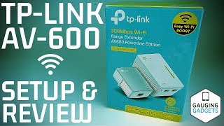 TPLink AV600 Powerline WiFi Extender Review and Setup Tutorial [upl. by Don340]