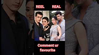 Reel and Real Life partner of Yeh Rishta kya kehlata hai Cast yrkkh yrkkhpromo tellyreporter [upl. by Euqenimod]